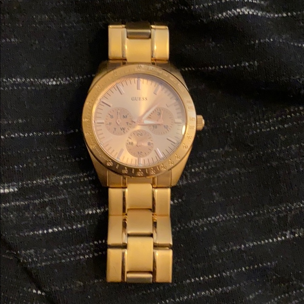 Rose Gold Guess Watch
